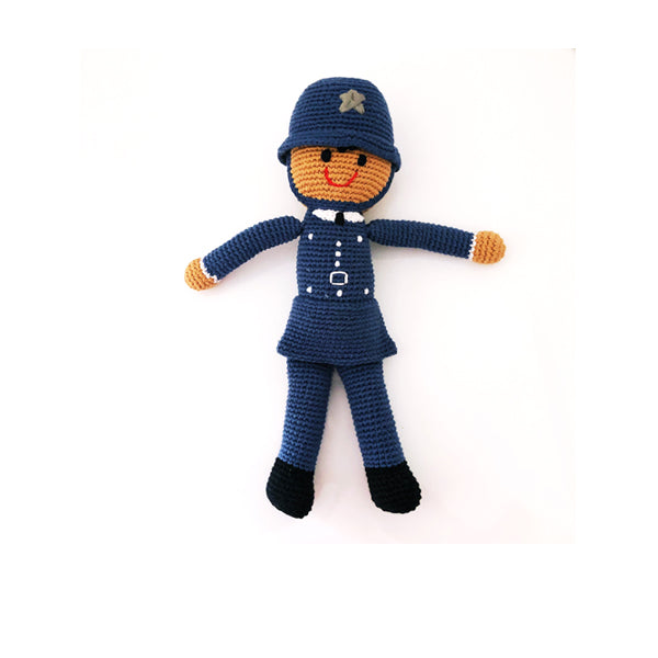 30% OFF | Handmade crochet Police Officer doll toy