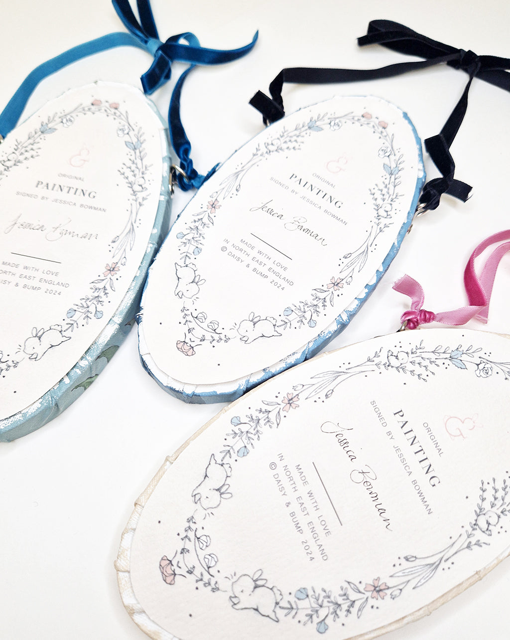 Hand Painted Original Canvas Painting - Dashing Duck