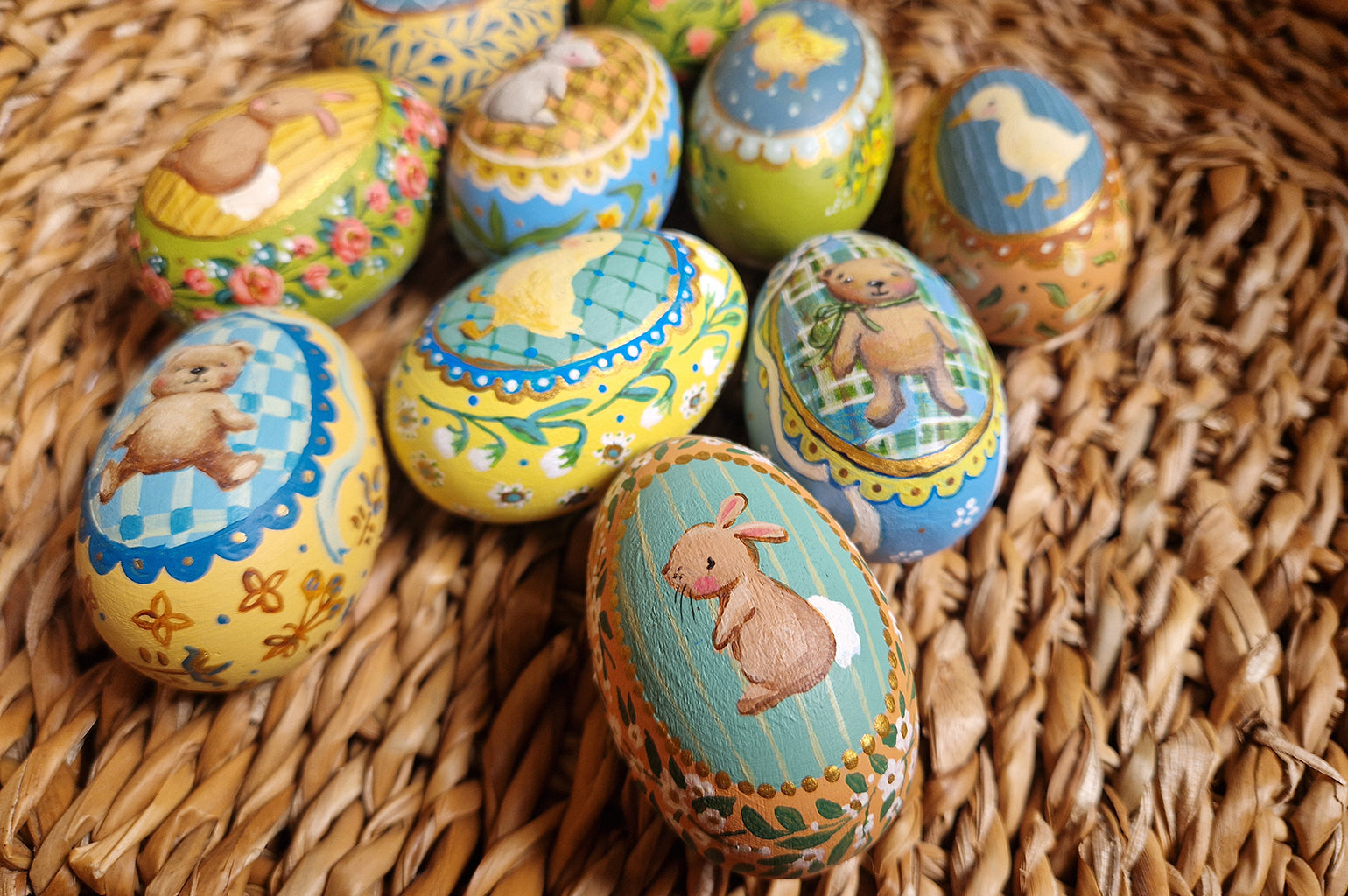 Hand-painted Decorative Easter Egg