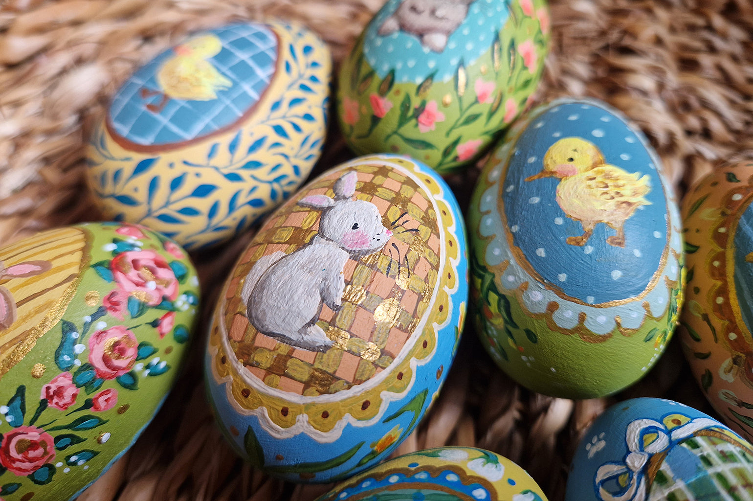 Hand-painted Decorative Easter Egg