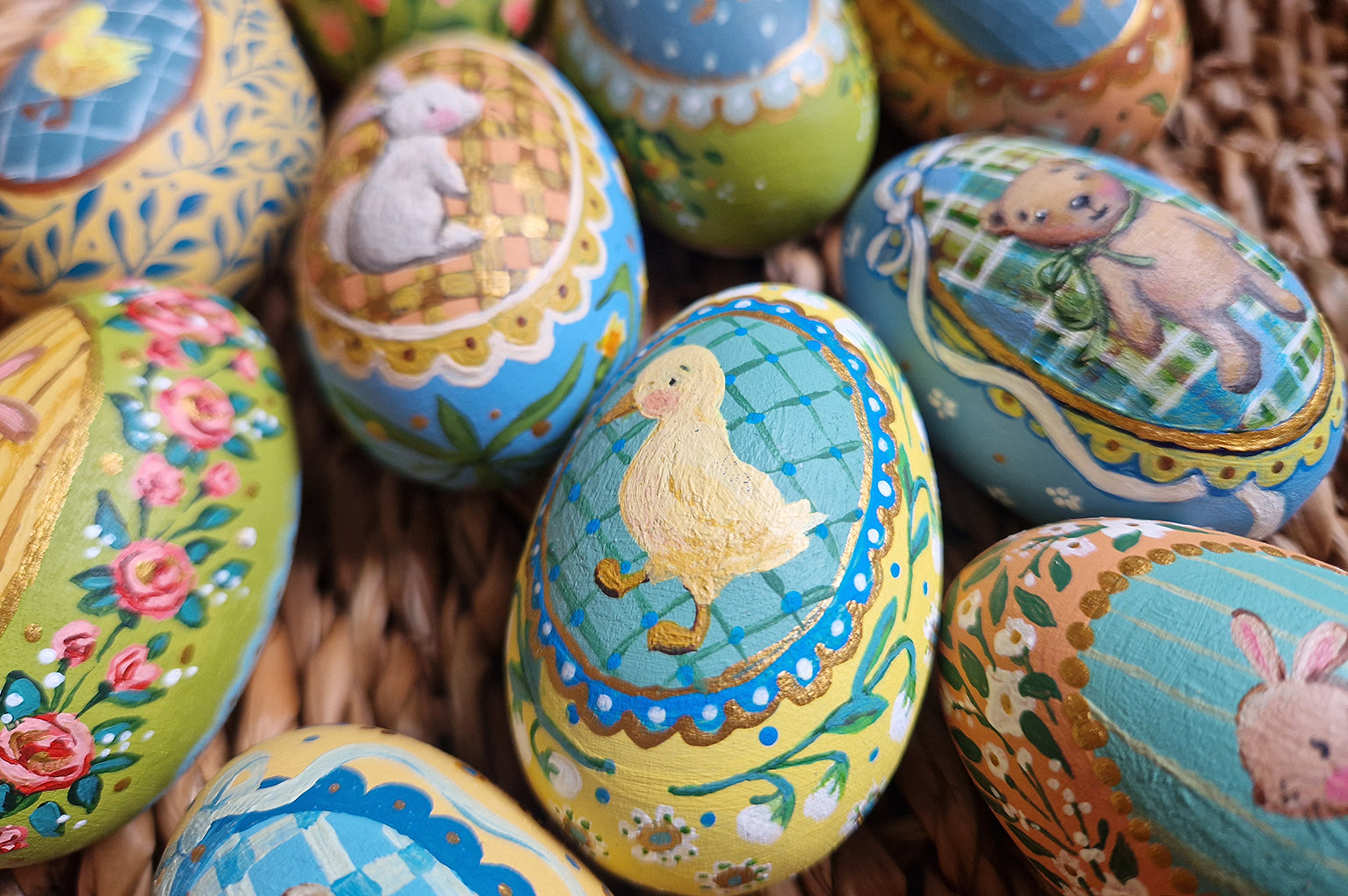 Hand-painted Decorative Easter Egg