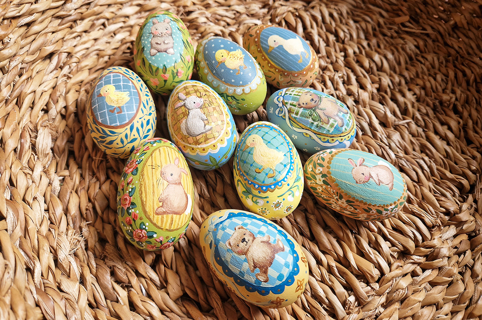 Hand-painted Decorative Easter Egg