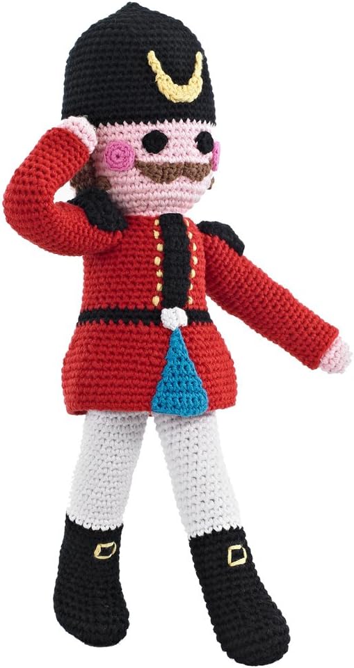 30% OFF | Handmade crochet Nutcracker doll toy