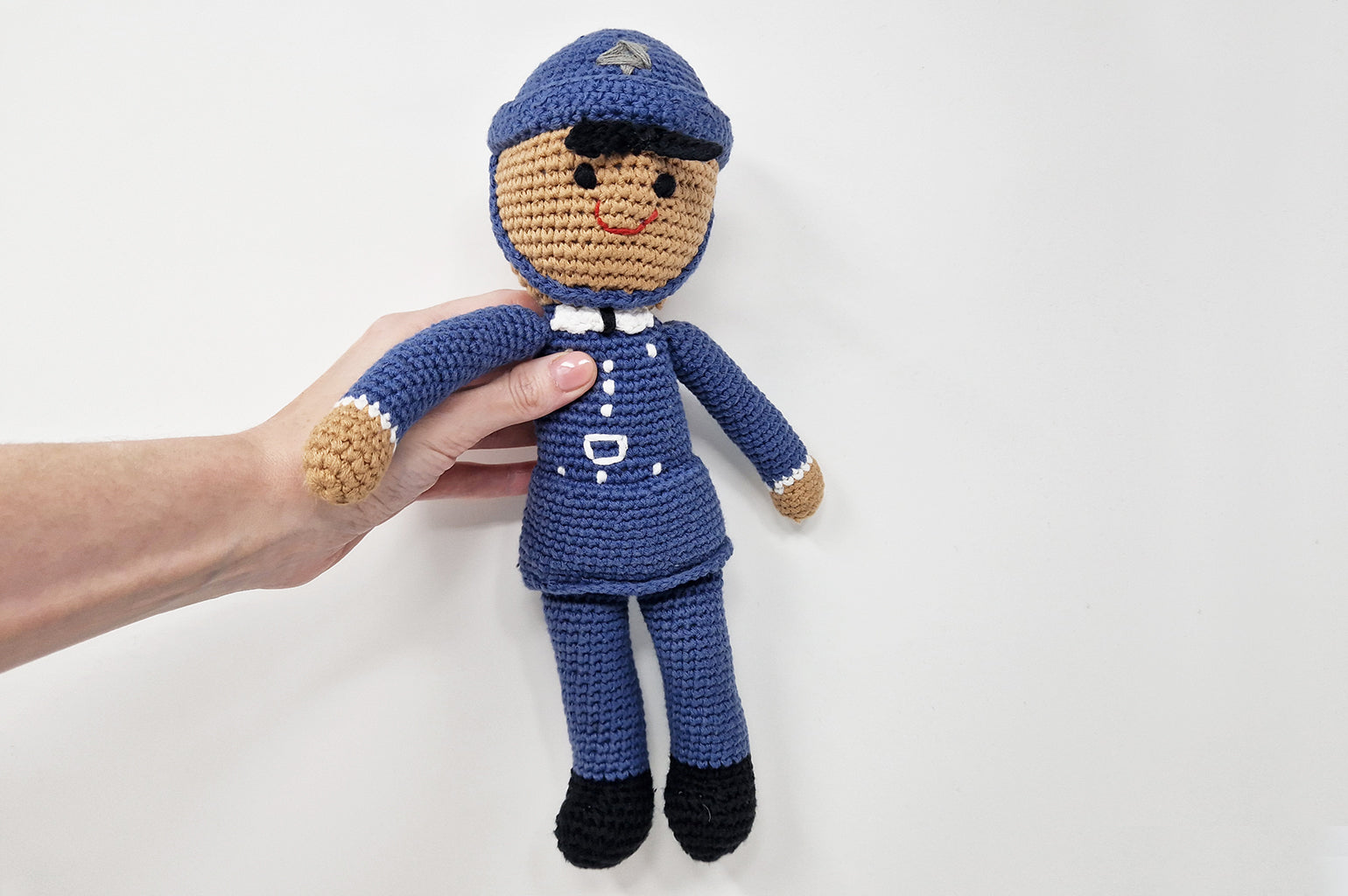 30% OFF | Handmade crochet Police Officer doll toy