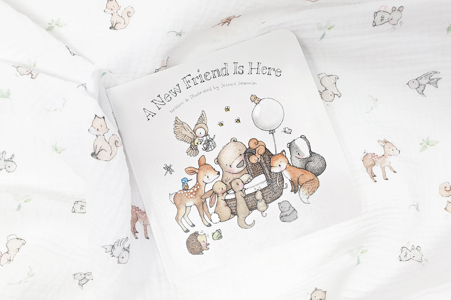 A New Friend is Here Baby Story Board Book