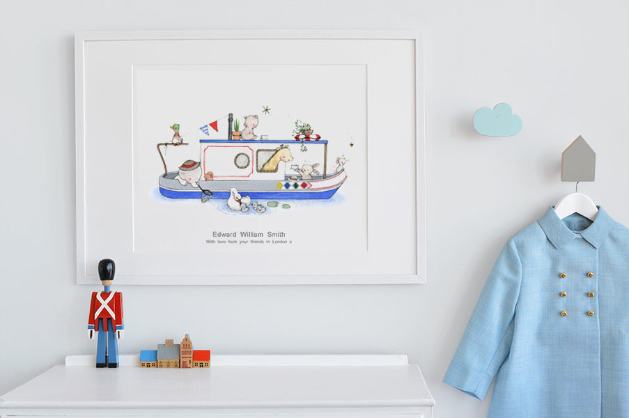 Children's Big Canal Boat Picture