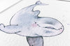 Newborn Baby Dolphin Nursery Art Picture