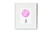 Girl&#39;s Bright Fuchsia Pink Round Balloon Print