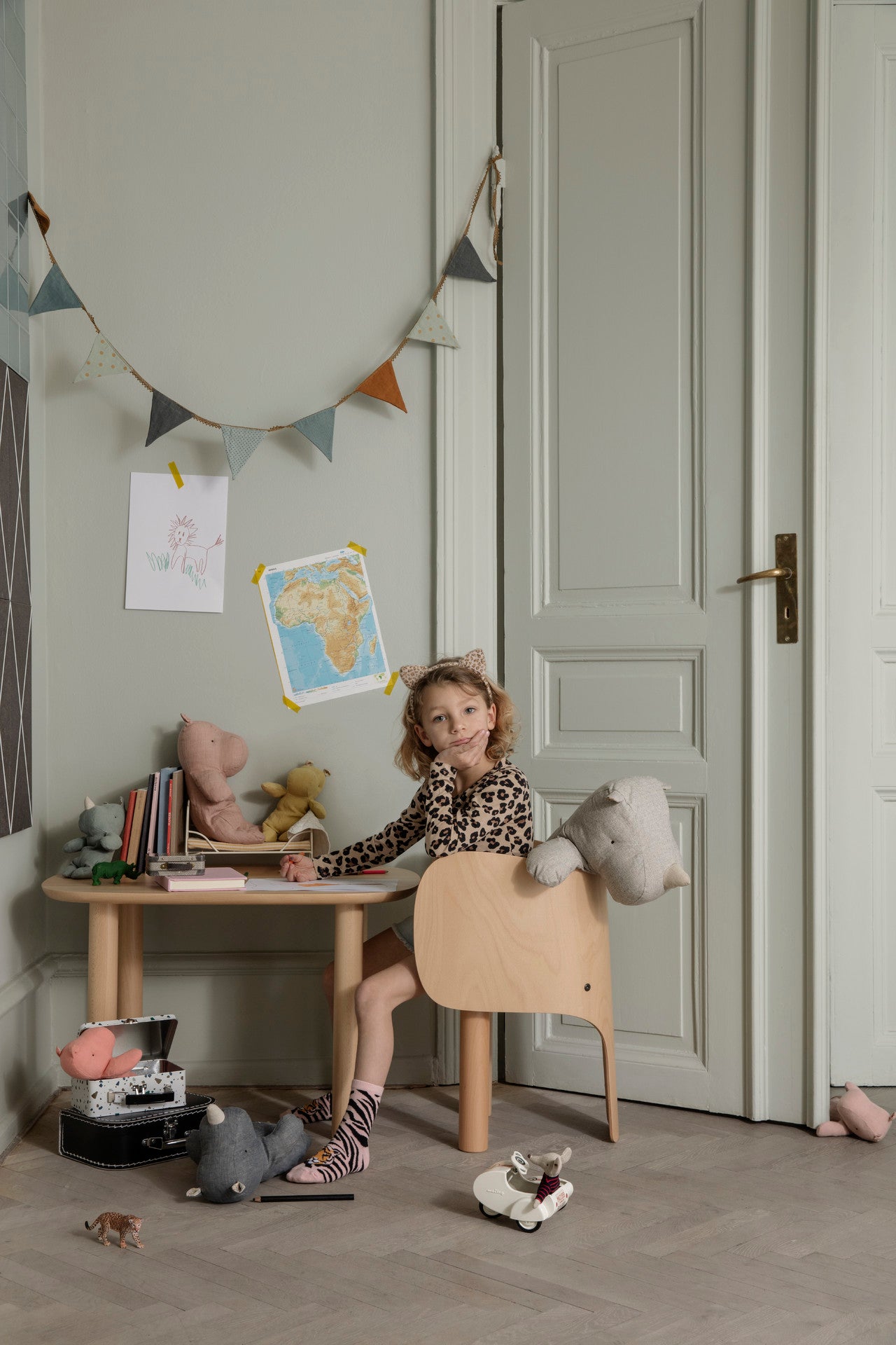 Maileg Large Rhino Children's Soft Toy