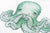 Newborn Baby Octopus Nursery Art Print