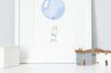 Powder blue balloon picture for baby boy&#39;s room