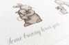 Framed Some Bunny Loves You Long Children&#39;s Print