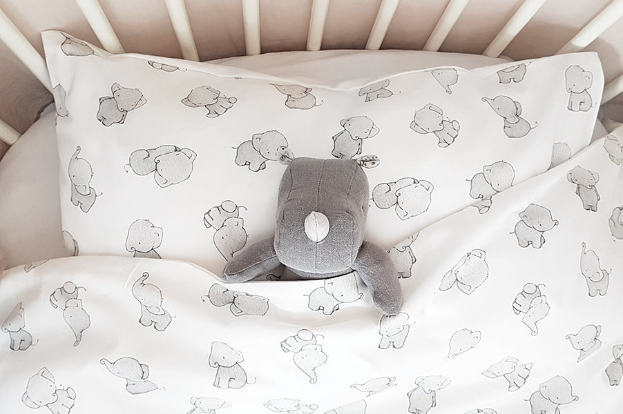 Children's baby elephant Cot Bed Duvet Set