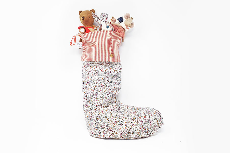 Children's large luxury Personalised traditional Christmas stocking