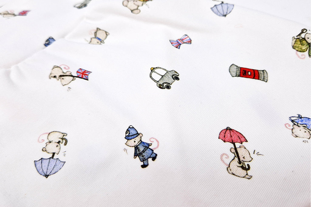 London Baby Hat, Vest and Leggings Clothing Set