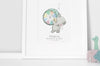 Drummer Elephant Print for Baby&#39;s Circus Nursery