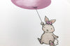Baby Girl Dusty Pink Round Balloon Picture
