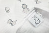 Baby Elephant Print, muslin and Toy Gift Box