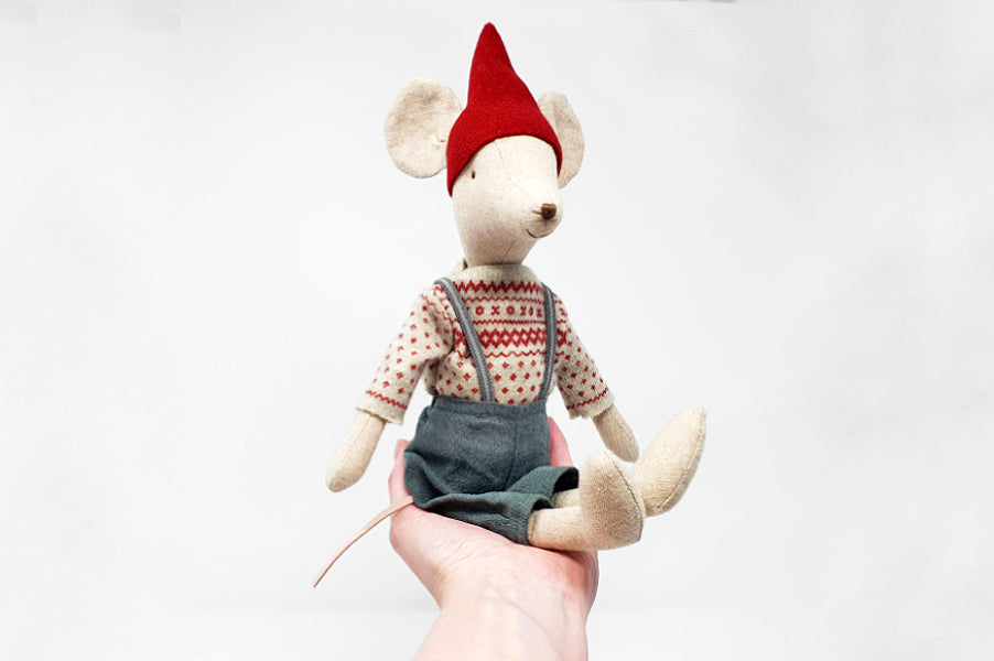 Medium Christmas Mouse Boy