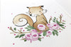 Girl&#39;s Floral Fox Nursery Decor Print