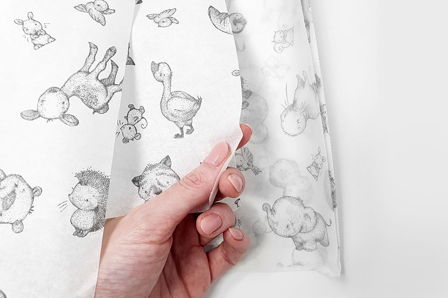 Daisy and Bump Translucent Gift Wrap Sheets