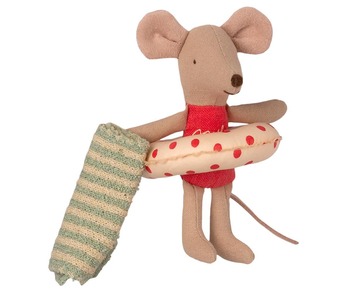 Maileg beach cabin mice toy - little sister mouse