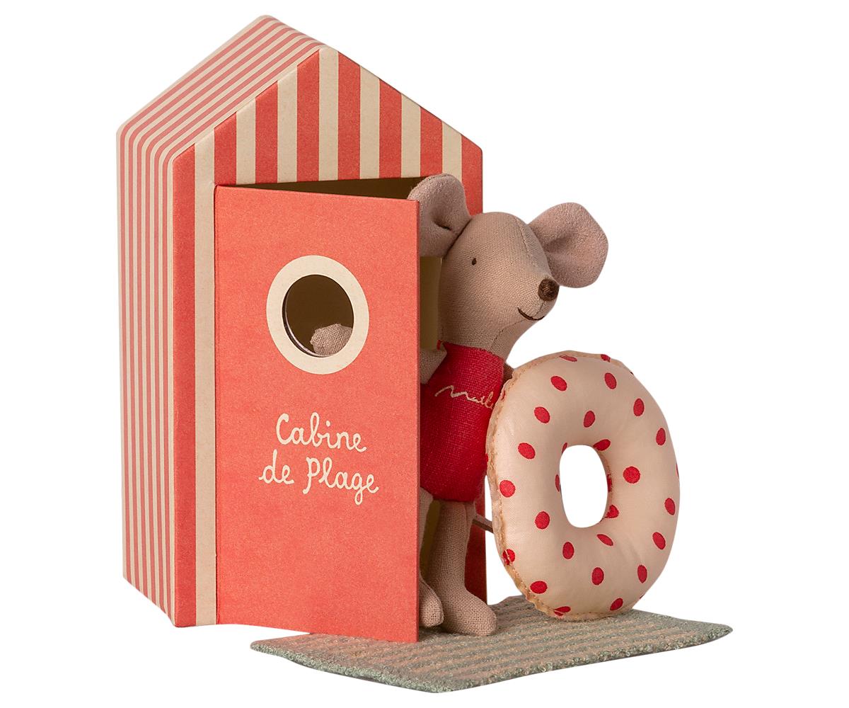 Maileg beach cabin mice toy - little sister mouse