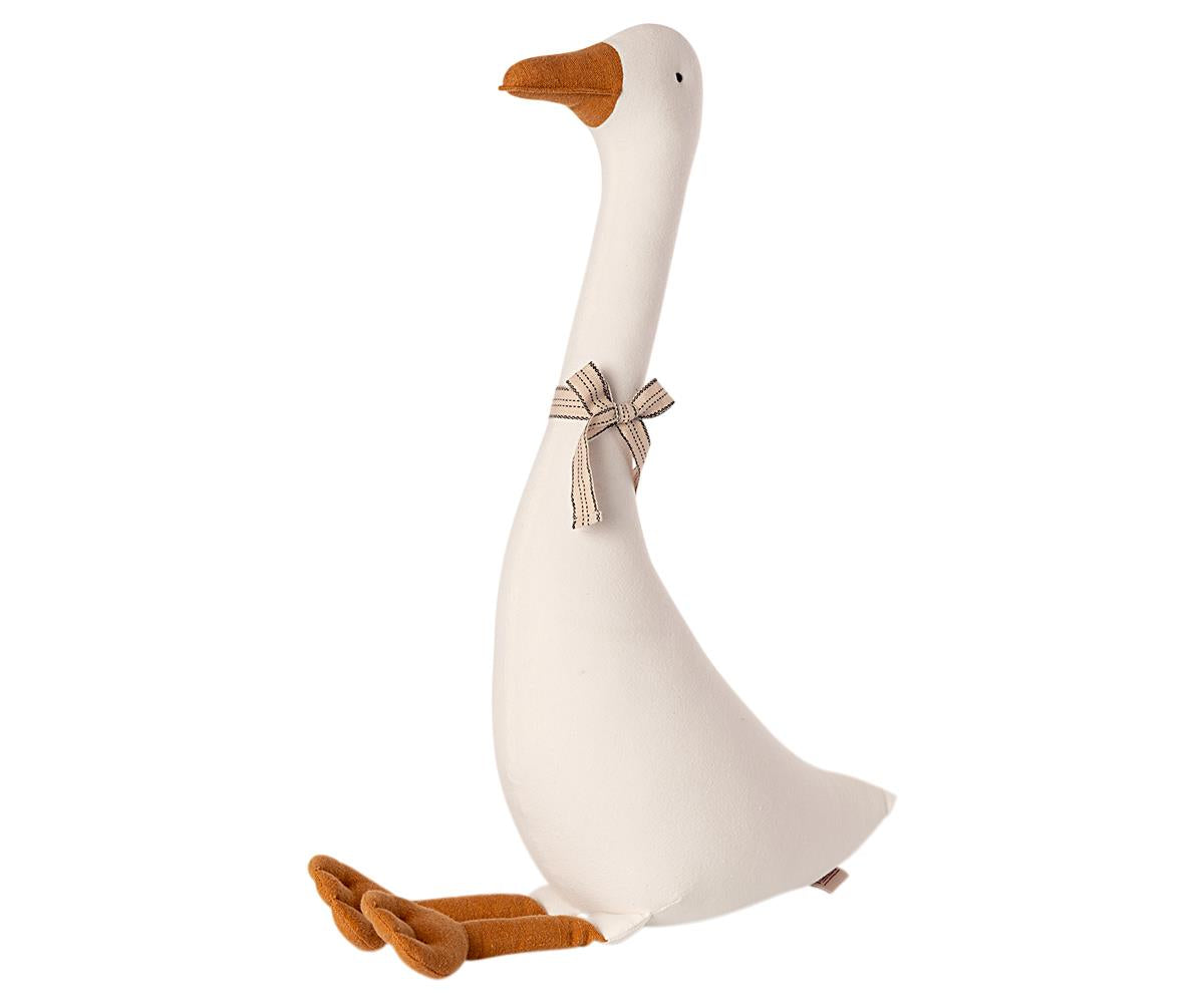 Children's Maileg white goose soft duck Toy