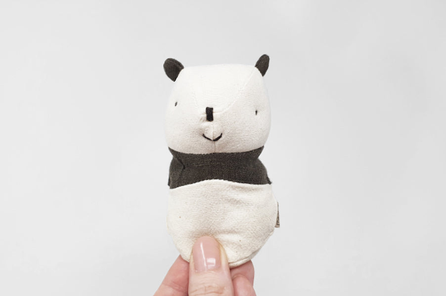 Maileg Soft Panda Baby Rattle Toy