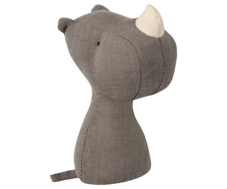 Maileg Soft Rhino Baby Rattle Toy