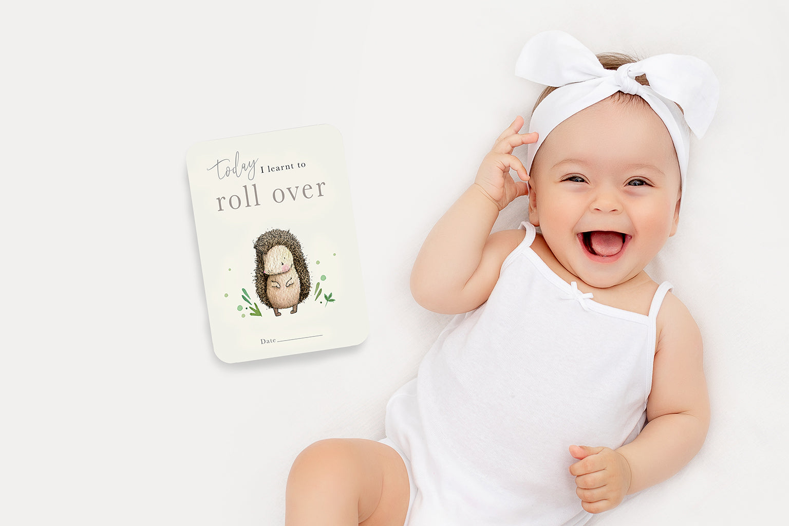 30 Woodland theme Baby's first year milestone cards