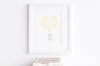 Children&#39;s Pastel Pale Yellow Heart Balloon Picture