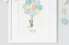 Children&#39;s Pastel Balloon Bunch Picture