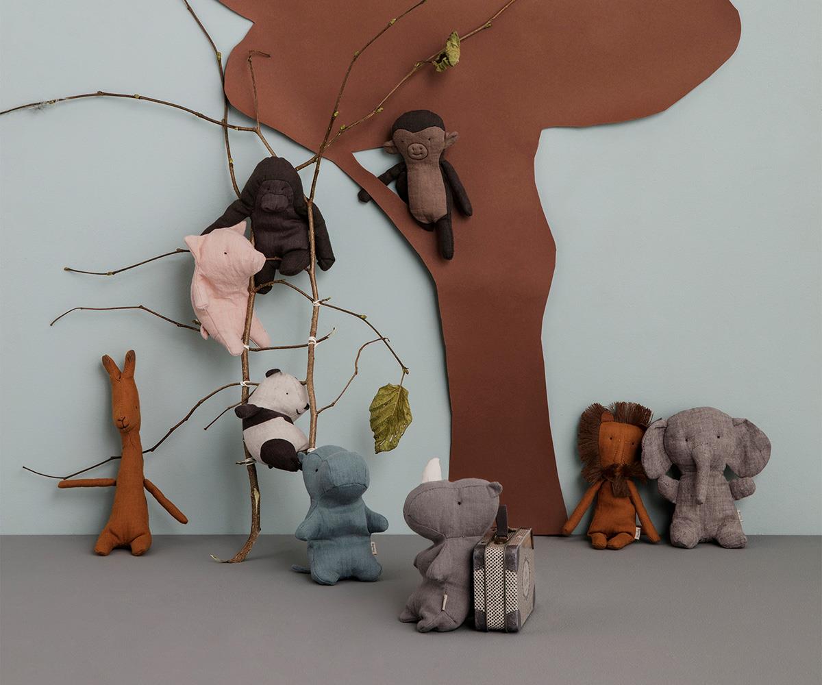 Maileg Mini Rhino Soft Kid's Toy