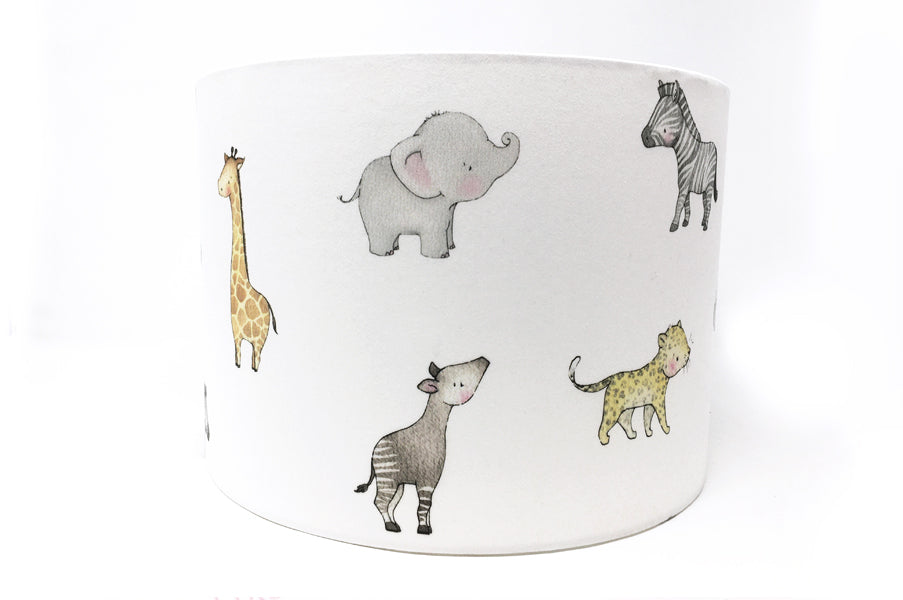 Children's Safari Animal Lampshade