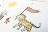 Children&#39;s Personalised Framed Safari Animals on Parade Picture