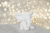Small Soft Plush White Baby Toy Elephant