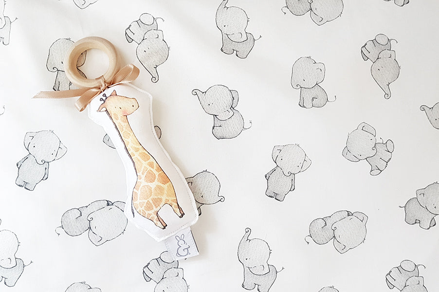 Squeaky Giraffe Teether for Baby