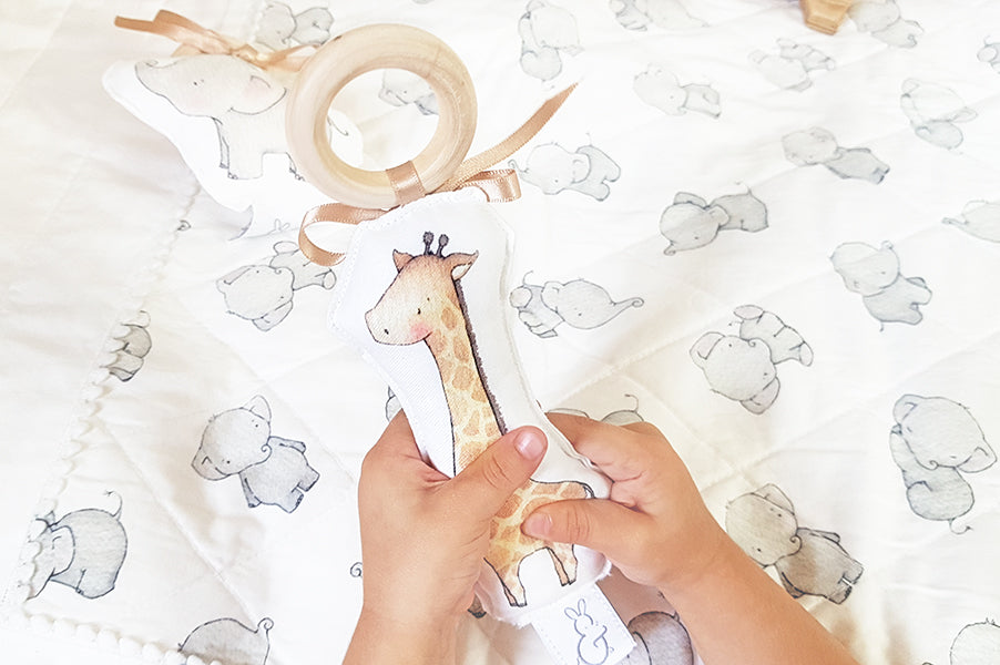 Squeaky Giraffe Teether for Baby
