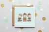 Children&#39;s Three Wise Mice Christmas Card