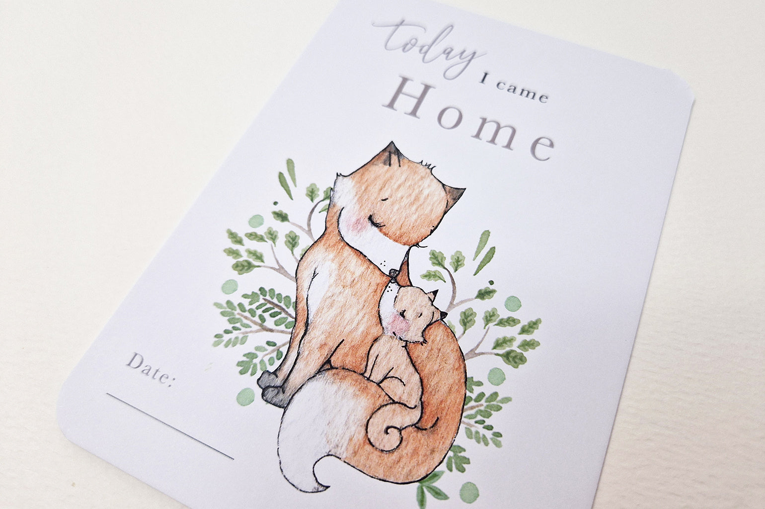 30 Woodland theme Baby's first year milestone cards