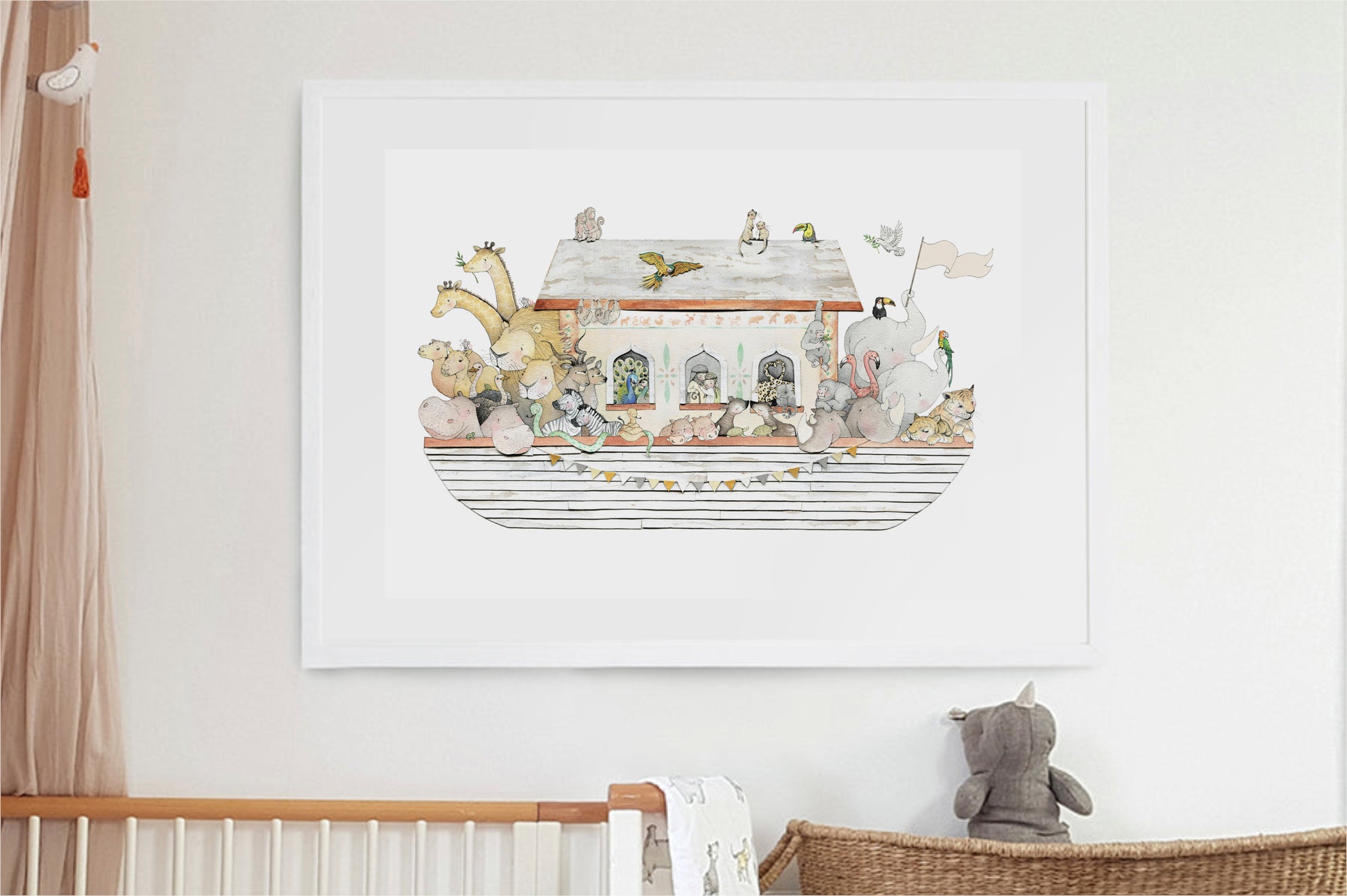 50% OFF | Framed Noah's Ark Children's Picture