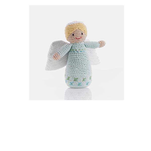 60% OFF | Handmade crochet angel rattle doll toy