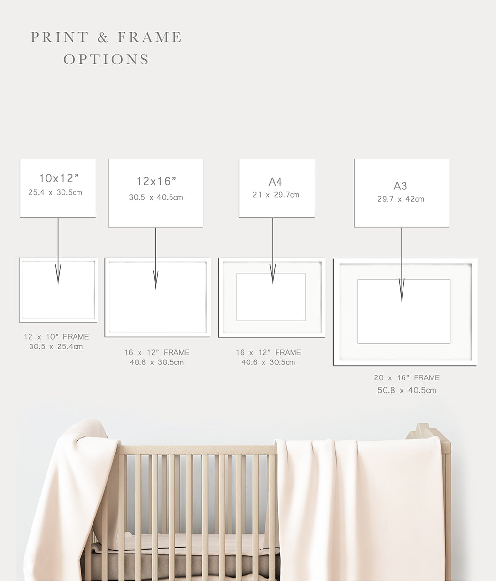 Girl&#39;s Pink Personalised Animals On Parade Picture (Copy)