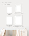 Woodland Balloon Journey Neutral Nursery Art Print
