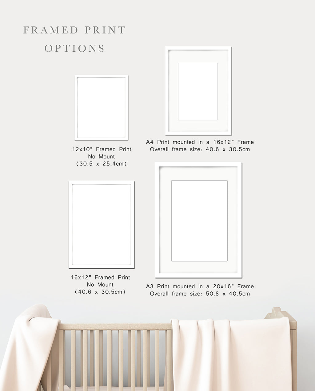 Fingerprint Activity Art Print for Baby Shower Gift