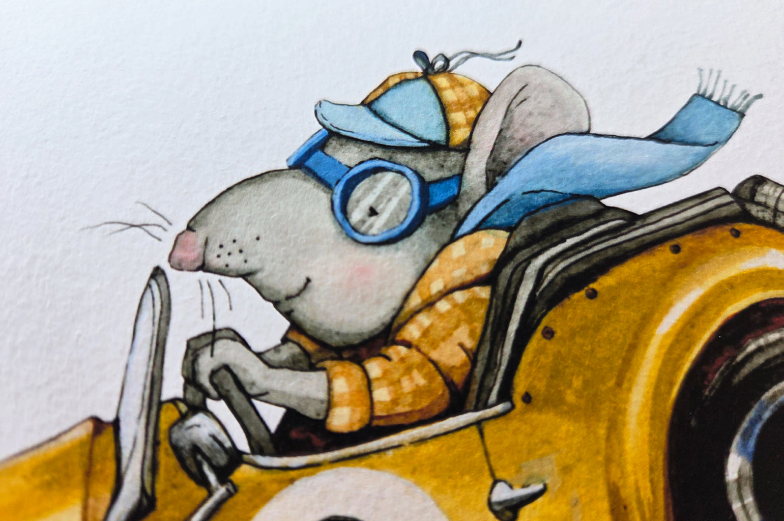 Children's Rat Racing Car Picture for Kids Room (Copy)