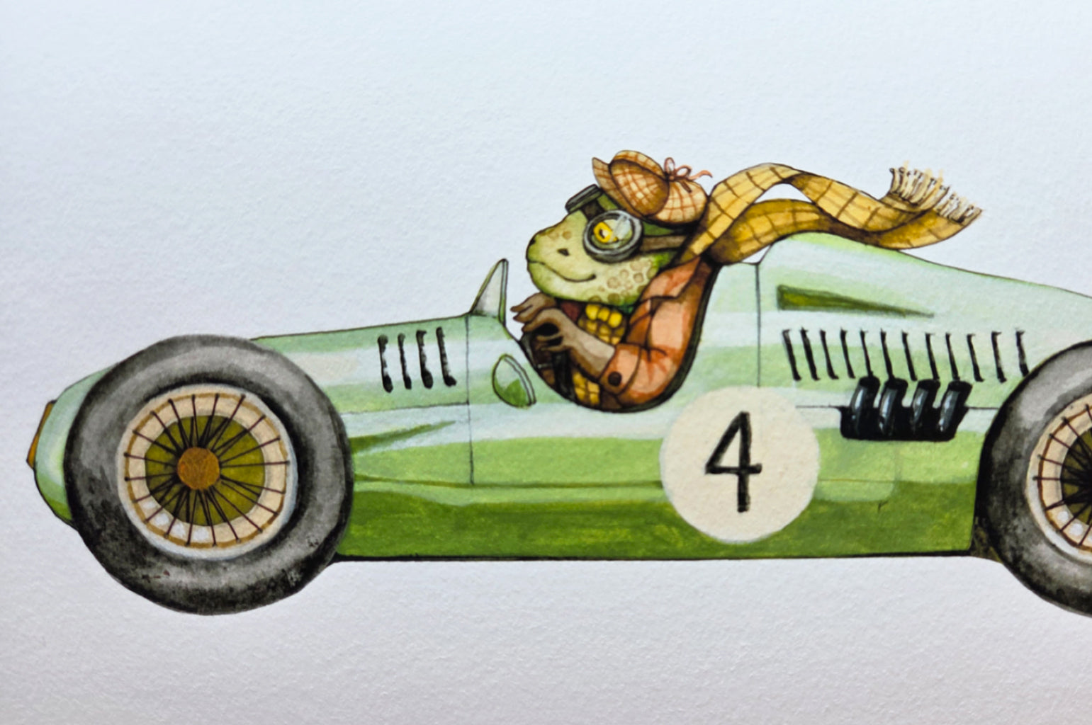 Children's Toad Racing Car Picture for Kids Room (Copy)