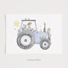 Personalised Children&#39;s Farm Tractor Picture