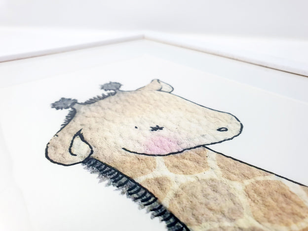 40% OFF | Framed 8x10&quot; Newborn Baby Giraffe Picture